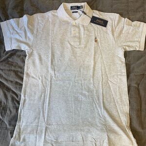 New Polo by Ralph Lauren Gray Men's Shirt Size L